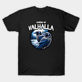 Valhalla Vikings Symbol: Ravens of Valhalla T-Shirt